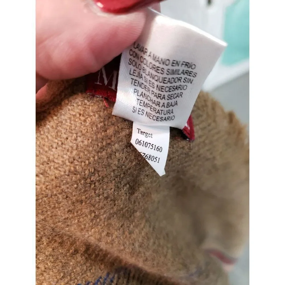 Merona beige red